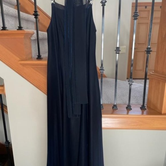Blue navy siphon dress - Picture 1 of 6